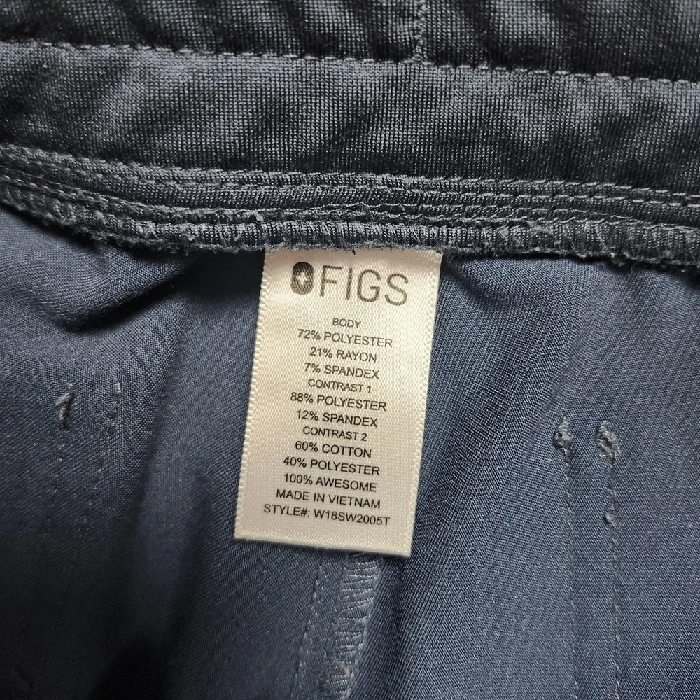 FIGS Pants Mens Medium Tall Navy Jogger Scrub Technical Collection Nursing